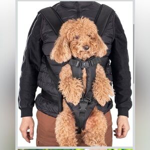 Pet Front Dog Backpack - Adjustable for Hiking and Cycling